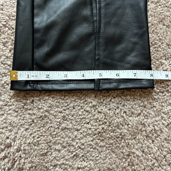 Fashion Nova Bottoms Up Split Hem Black Leggings NWT Size Large - Picture 15 of 15